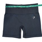 Gymshark  Athletic Blue Spandex Shorts Size Medium Photo 6