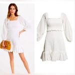 Veronica Beard NWT  size 12 off-white Denise dress Photo 2