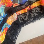 Candie's  Black and White Floral Shrugs kimono Photo 3