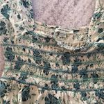 American Eagle  Outfitters Green Floral Blouse Photo 2