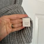 NakedCashmere 100% cotton boatneck sleeveless sweater ribbed stretchy vest top Gray Photo 3