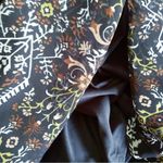 Dex Blue Brown Floral Strappy Wrap Maxi Dress S White Photo 5