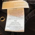 Michael Kors Side Cut Out One Shoulder Black Grommet Swimsuit Grunge Luxe 10 Photo 5