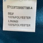 Dee Elly Vici Blue Purple Floral Tie Front Peplum Top Photo 11