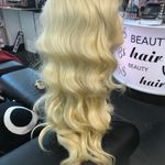 FREE WIG CAP blonde human hair Blende Long Wig Photo 3