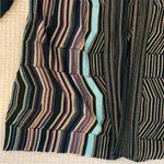 Missoni Stripe Woven Merino Wool Blend Open Sweater Cardigan Duster Sz40 US4 szS Photo 4