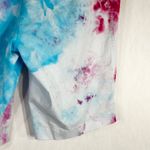 Daisy Fuentes Size 8 Shorts Singing Loud Tie Dye Handmade Blue Pink 11 Inch 1161 Photo 9