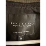 Sanctuary  Sequin Jacket Medium Camo Bomber Zip Up Photo 1