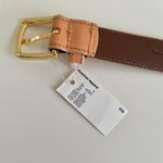 American Apparel NWT Tan Leather Waist Belt Photo 4