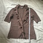 Classiques Entier  Brown Ruffle Cardigan Photo 6