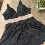 Bmjl. Womens Plus Size One Piece Swimsuits Tummy Control Bathing Suits Color Block V Neck Swim Dress Swim Suit Photo 7