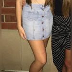 Brandy Melville denim mini skirt women’s size 27 100% cotton Photo 2