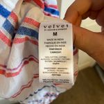 Velvet embroidered cotton beach cover up White Size M Photo 5