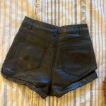 Divided High Waisted “Leather” Shorts Photo 2