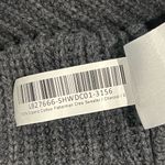 Quince 100% Organic Cotton Fisherman Crew Sweater Small Charcoal Gray Photo 5