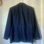 Pendleton  Classic 100% Virgin Wool Blue Blazer Jacket Size 8 Photo 4