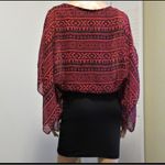 Bailey Girl Juniors Size Small Cold Shoulder Pencil Skirt Bodycon Dress NWT Red Photo 2