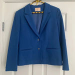Pendleton Vintage  100% Virgin Wool Women’s Blazer -‎ Royal Blue Photo 0