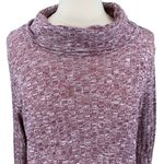 Everleigh Classic Burgundy Long Sleeve Cowl Neck Knit Sweater Photo 1