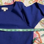 maison Jules womens large dress bright sapphire half sleeve knee length new Blue Photo 3