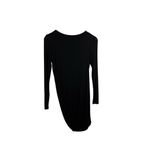 Bar III Women’s Long Sleeve Bodycon Wrap Jersey Mini Dress Black Size XS Photo 6