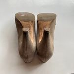 VIA SPIGA TAUPE SUEDE LEATHER HEELS PUMP WOMENS SIZE 6M WORK Tan Photo 6