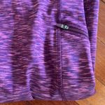 Zobha Z by  Purple Space Dye Leggings Size Small Athleisure Athletic Zip Pockets Photo 2