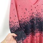 Princess Vera Wang Pullover Sweater Dress Pink falling letter graphic design S Photo 6