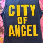 Aviva y2k vintage 2000s " city of angel " los angeles letter print sleeveless tank top Photo 7