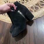 ZARA  TRAFALUC Women’s Ankle Boots Black Faux Suede Zipper Size 7.5 38 Photo 4