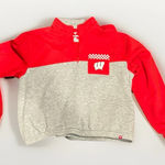 Fanatics Wisconsin Badgers Women’s Large Colorblock Quarter-Zip Jacket Photo 0