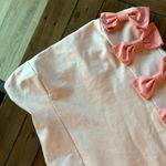 BHLDN  Anthropologie Lea Strapless Pink Bow Midi Dress L Photo 7