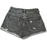 PacSun 🎄 Gray Denim Mom Shorts Photo 3