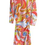 Boston Proper Sequin Cutout Neckline Ruched Maxi Dress Photo 2