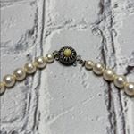 Sarah Coventry Faux Pearl Vintage 24 inch Necklace Silver Photo 3
