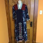Hippie chic handmade patchwork embroidered ethnic dress Size XS Photo 3