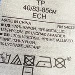 Banana Republic Rust Metallic Sleevesless Knit Ribbed Sweater Midi Dress Size XS Photo 6