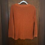 J. Society x Tuckernuck Orange Waffle Knit Cotton Sweater Size S Photo 2