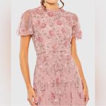 Mac Duggal NEW 9212 Embellished High Neck Cap Sleeve A Line Dress SZ 6 Photo 3