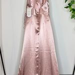 Jenny Yoo NWT  Lana Dress Whipped Apricot Satin Back Crepe size 4 NEW Photo 2