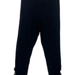 Alphalete  Black Logo Waistband High Rise Cross Cut Out Leggings Womens Size S Photo 0