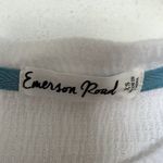 Nordstrom embroidered Star Shirt top XSMALL Short Sleeve White Photo 5