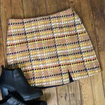 Anthropologie  Skies Are Blue wool blend plaid Mini Skirt size medium Photo 0