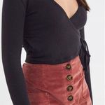 BDG Kendri Uncut Buttons Front Corduroy Pockets Mini Skirt Photo 1