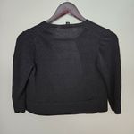 Ann Taylor  Cardigan Sweater Short Business Casual Neutral Black Knit Classic Photo 4