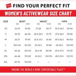 Hanes  Women's Long Sleeve T-Shirt Lightweight Modern Fit Black (682) Photo 8