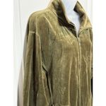 Jane Ashley Woman Casual Lifestyle Velour Embroidered Zip Up Jacket 2X Tracksuit Photo 5