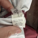 Cupshe  Elegant Dance Solid One Piece Swimsuit Burgundy‎ Red Side Tie Size Medium Photo 9