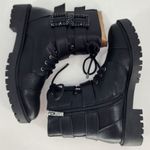Jessica Simpson  Kerina Black Fashion Combat Boots Size 7M Photo 1