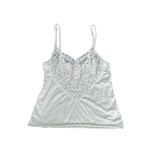 Vintage Vanity Fair White Nylon Spandex Half Slip Tank Top Size S Lace Intimates Photo 1